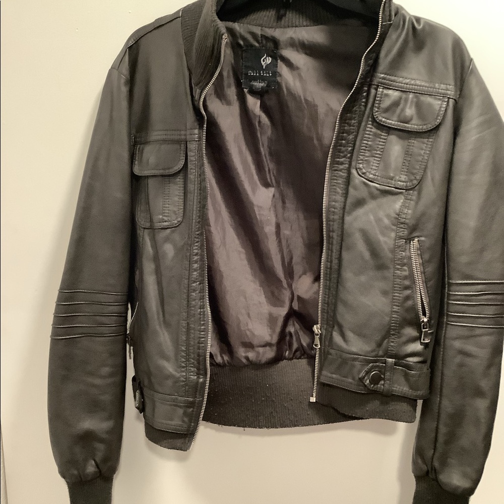 Leather jacket